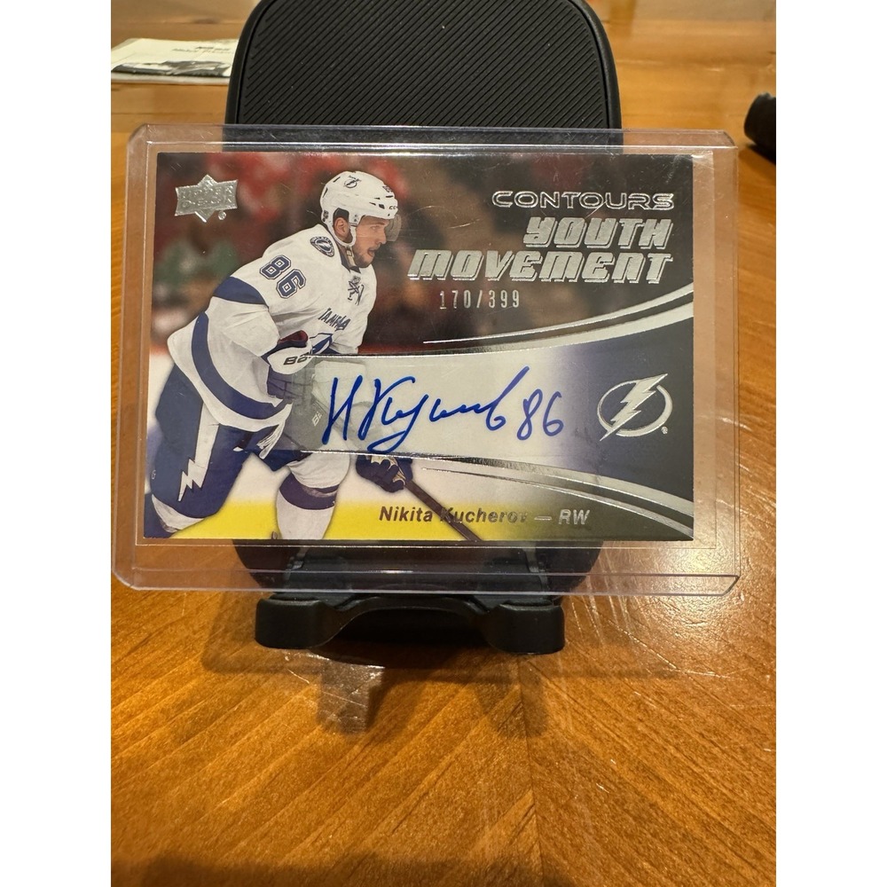 2015-16 UPPER DECK CONTOURS NIKITA KUCHEROV, #YM-17, AUTO, YOUTH MOVEMENT, #/399